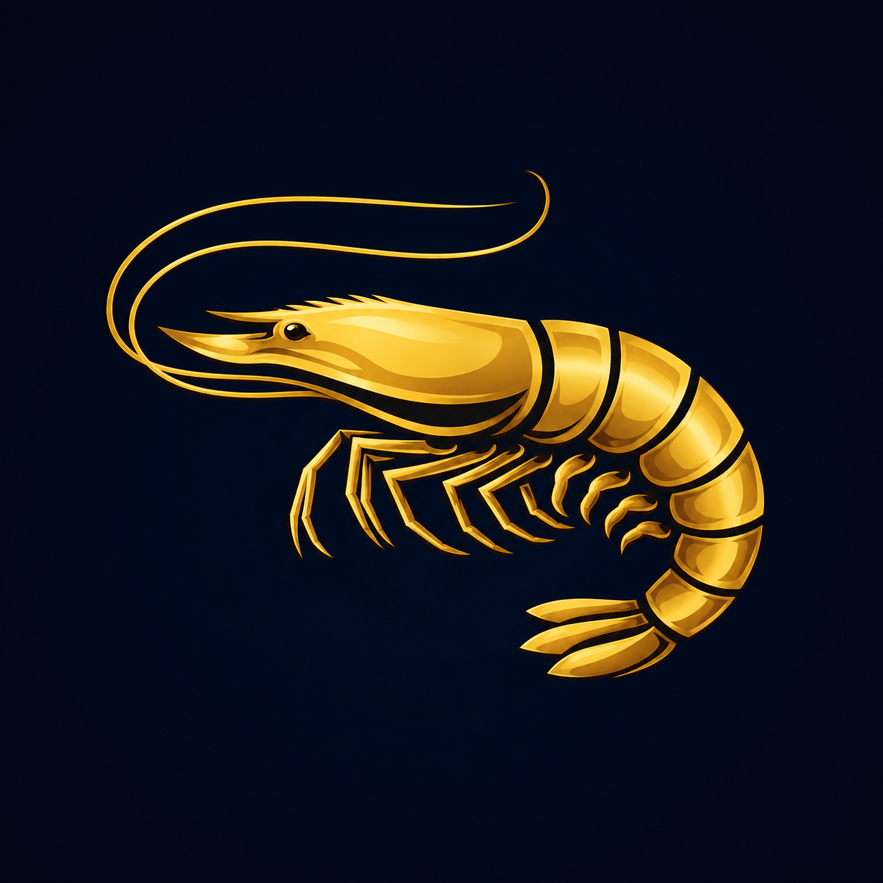 Logo Udang Emas Nusantara